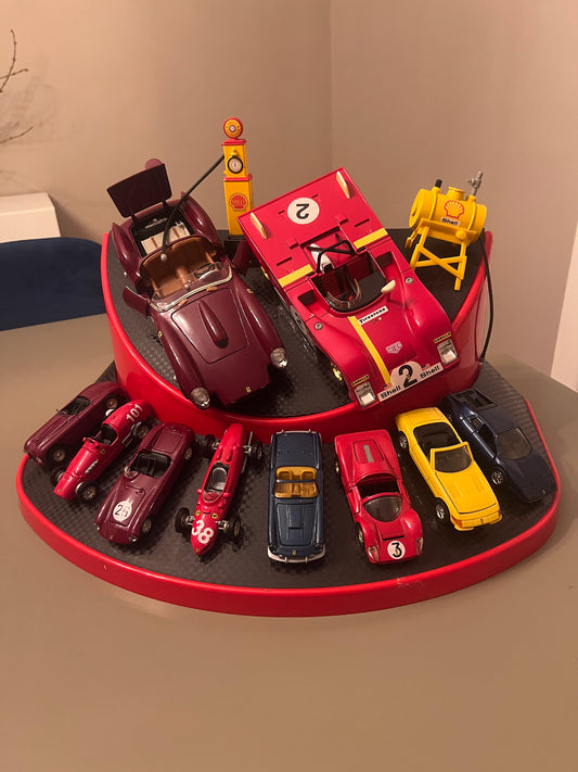 Ferrari Shell collection display