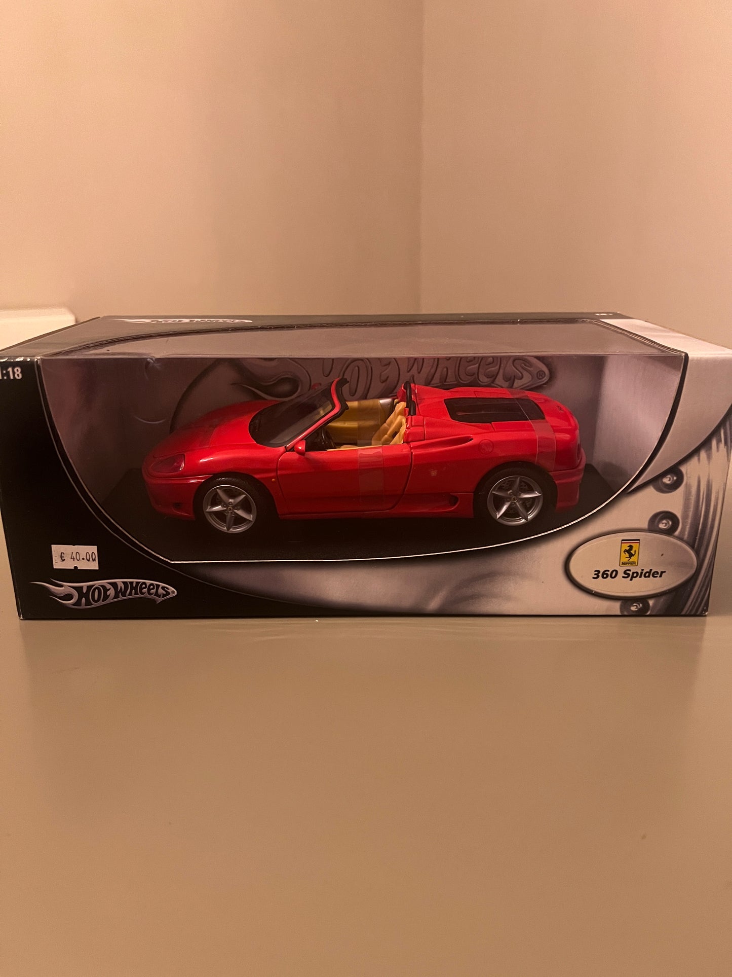 Ferrari 360 Spider Red / Beige Hotwheels sealed