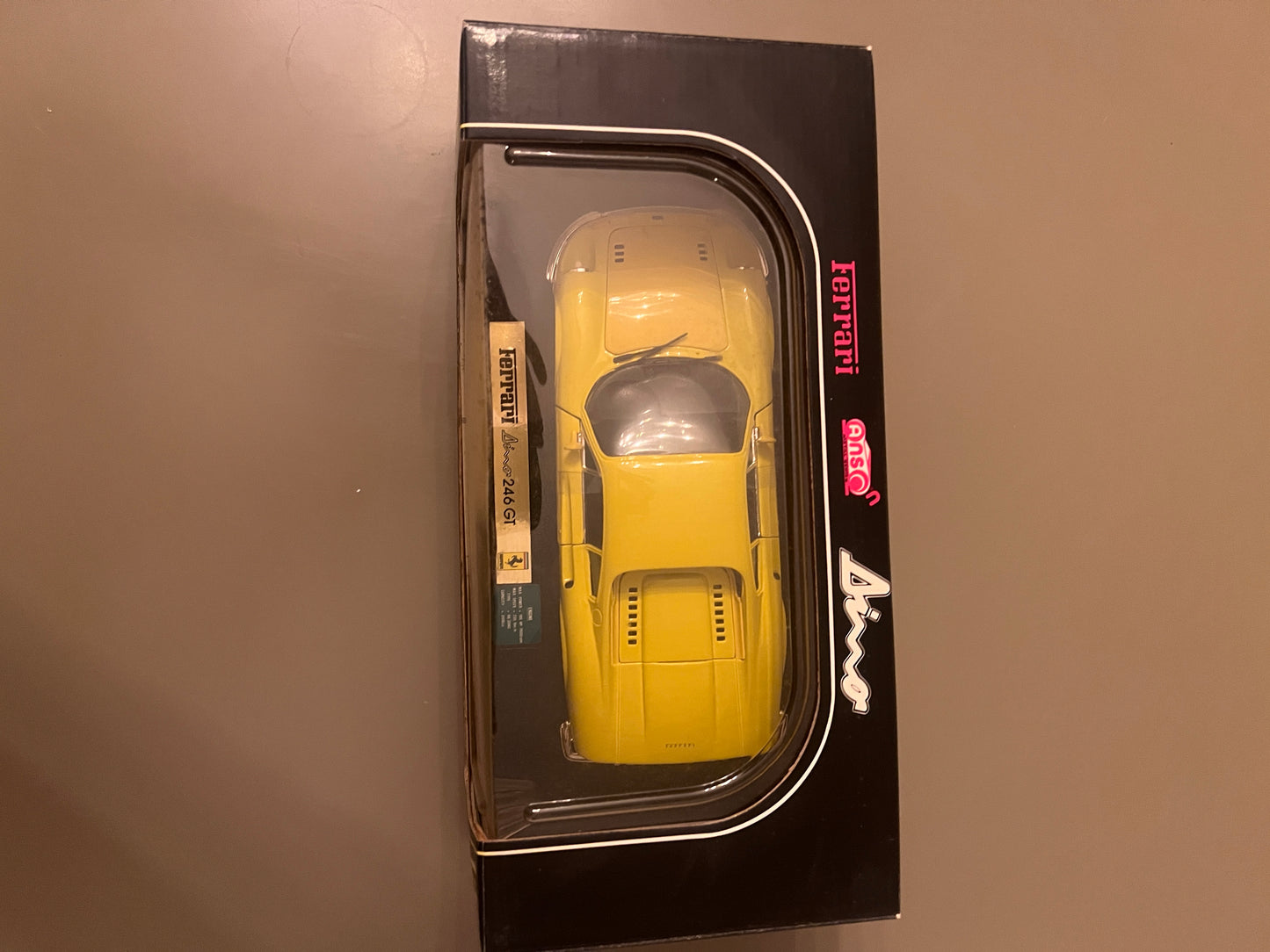 Dino 246 GT Ferrari sealed Anson Yellow